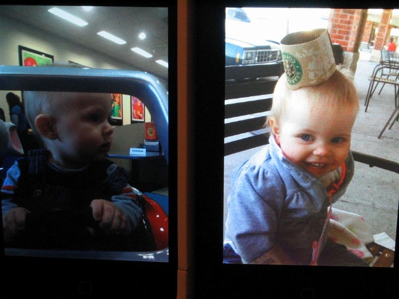 HeyGirl-RileyJessica_iPhone.JPG - This guy "Riley" keeps stalking my Daddy's iPhone - Creepy... But... he IS kinda cute!?...