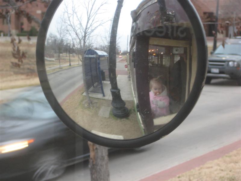 Jess-TrolleyRide-6.JPG - Riding the trolley!